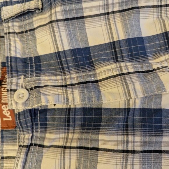 Lee Blue and White Cargo Shorts for Casual Wear - Picture 4 of 7